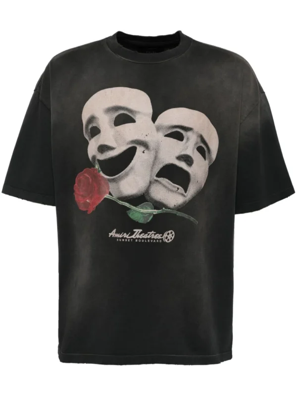 Theatre masks oversized T-shirt